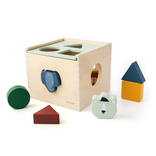 Trixie-36-156-Cubo de encastre de madera - Figuras y animales