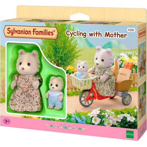 Sylvanian-4281-En bici con mamá