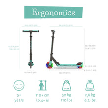 Cargar imagen en el visor de la galería, chillafish-CPFM03MIN-Monopatín menta - Flexxi Glow
