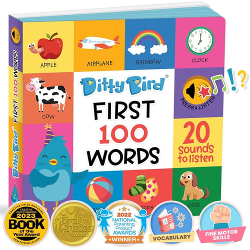 Ditty Bird-DB06482-Libro musical - Primeras 100 palabras