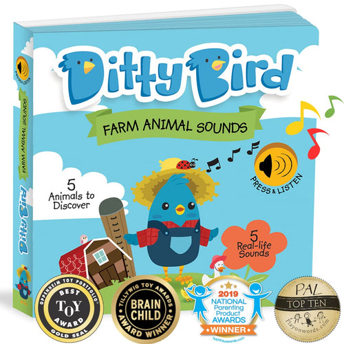 Ditty Bird-DB06709-Libro musical - Sonidos de la granja