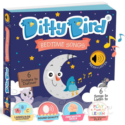 Ditty Bird-DB68567-Libro musical - Canciones para dormir