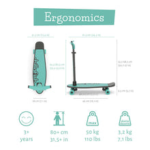 Cargar imagen en el visor de la galería, chillafish-CPSS02PIS-Patineta 2 en 1 - Pistachio