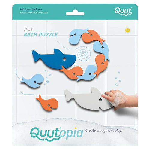 QUUT-171041-Puzzle de baño - Tiburones