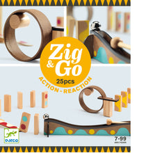 Cargar imagen en el visor de la galería, DJECO-DJ05642-Juego de acción y reacción - Zig & Go - 25 pcs