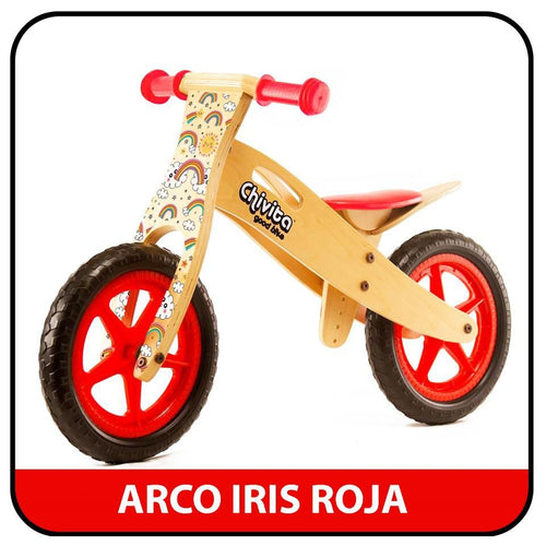 CH005-Bicicleta CHIVITA Arcoiris Roja