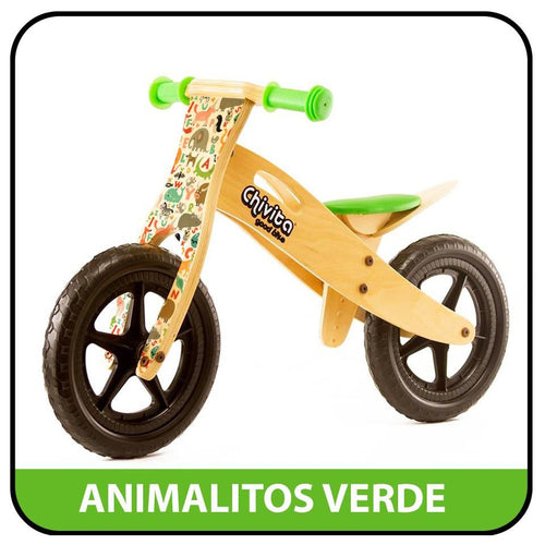 CH004-Bicicleta CHIVITA Animalitos Verde