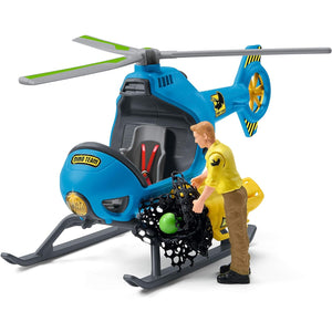 Schleich-41468-Helicóptero - Caza dinosaurios