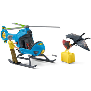 Schleich-41468-Helicóptero - Caza dinosaurios