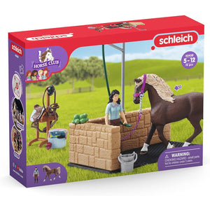 Schleich-42438-Lavadero de caballos Emily & Luna