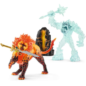 Schleich-42455-Batalla del monstruo de hielo