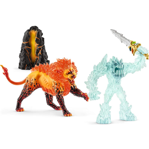 Schleich-42455-Batalla del monstruo de hielo