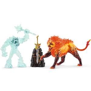 Schleich-42455-Batalla del monstruo de hielo