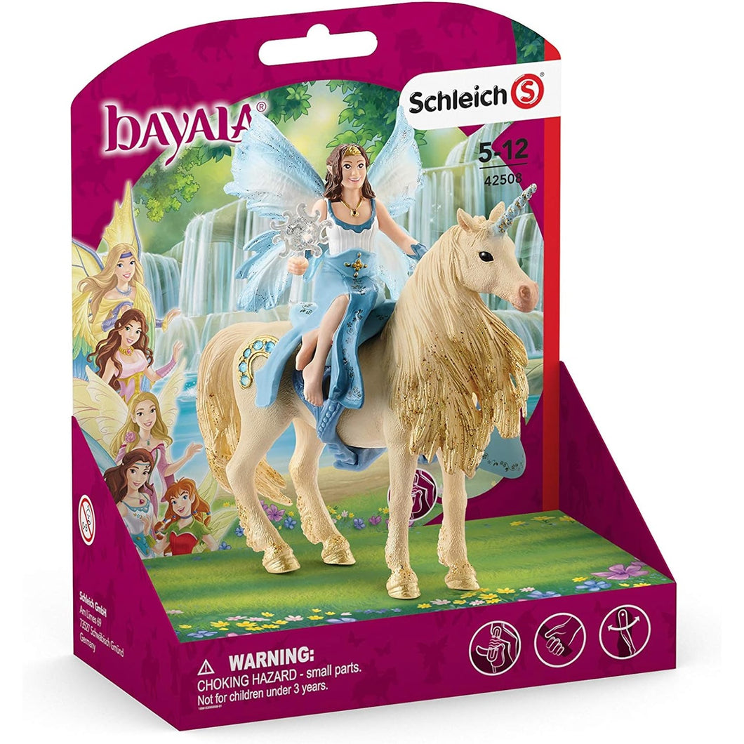 Schleich-42508-Princesa Eyela y su unicornio dorado