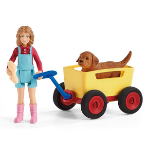 Schleich-42543-Paseo en carretilla