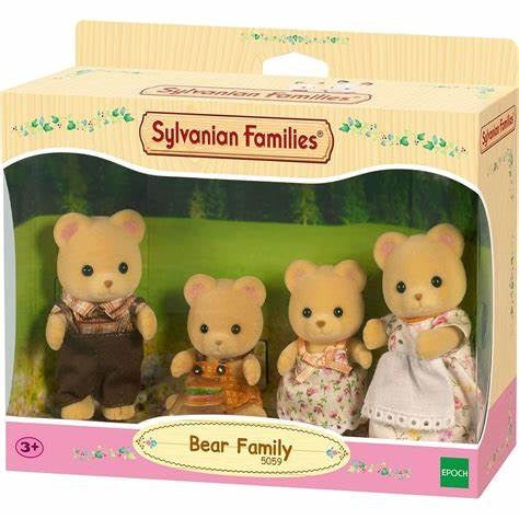 Sylvanian-5059-Familia Oso Pardo