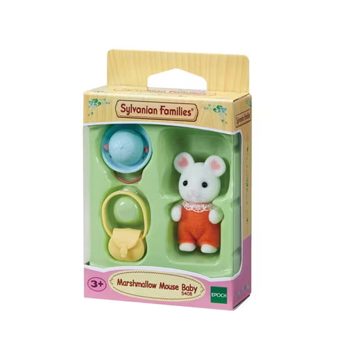 Sylvanian-5408-Bebé Ratón Marshmallow - Alberto