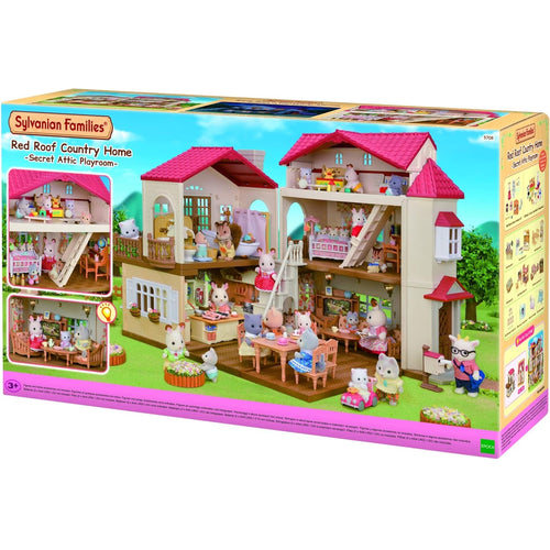 Sylvanian-5708-Casa con luces - el ático secreto