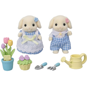 Sylvanian-5736-Set de hermanos conejo flora