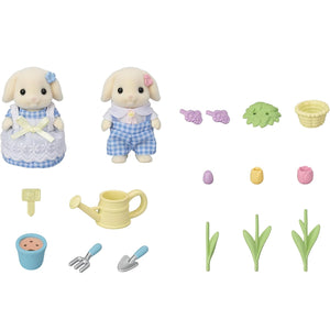 Sylvanian-5736-Set de hermanos conejo flora