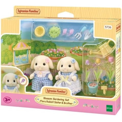 Sylvanian-5736-Set de hermanos conejo flora