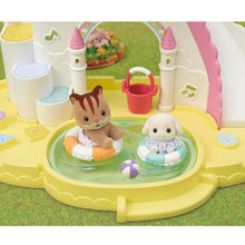 Cargar imagen en el visor de la galería, Sylvanian-5746-Castillo con playa y piscina 
