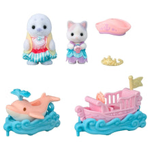 Cargar imagen en el visor de la galería, Sylvanian Families-5820-Puffy y Cara surcan las olas
