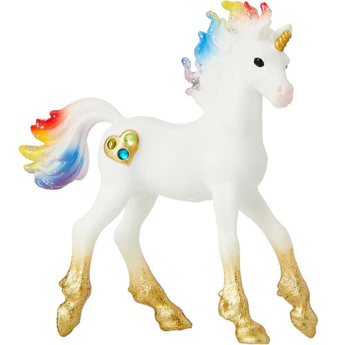 Schleich-70727-Unicornio potro Arcoiris