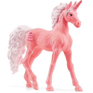 Schleich-70739-Unicornio coleccionable - Torta de cumpleaños