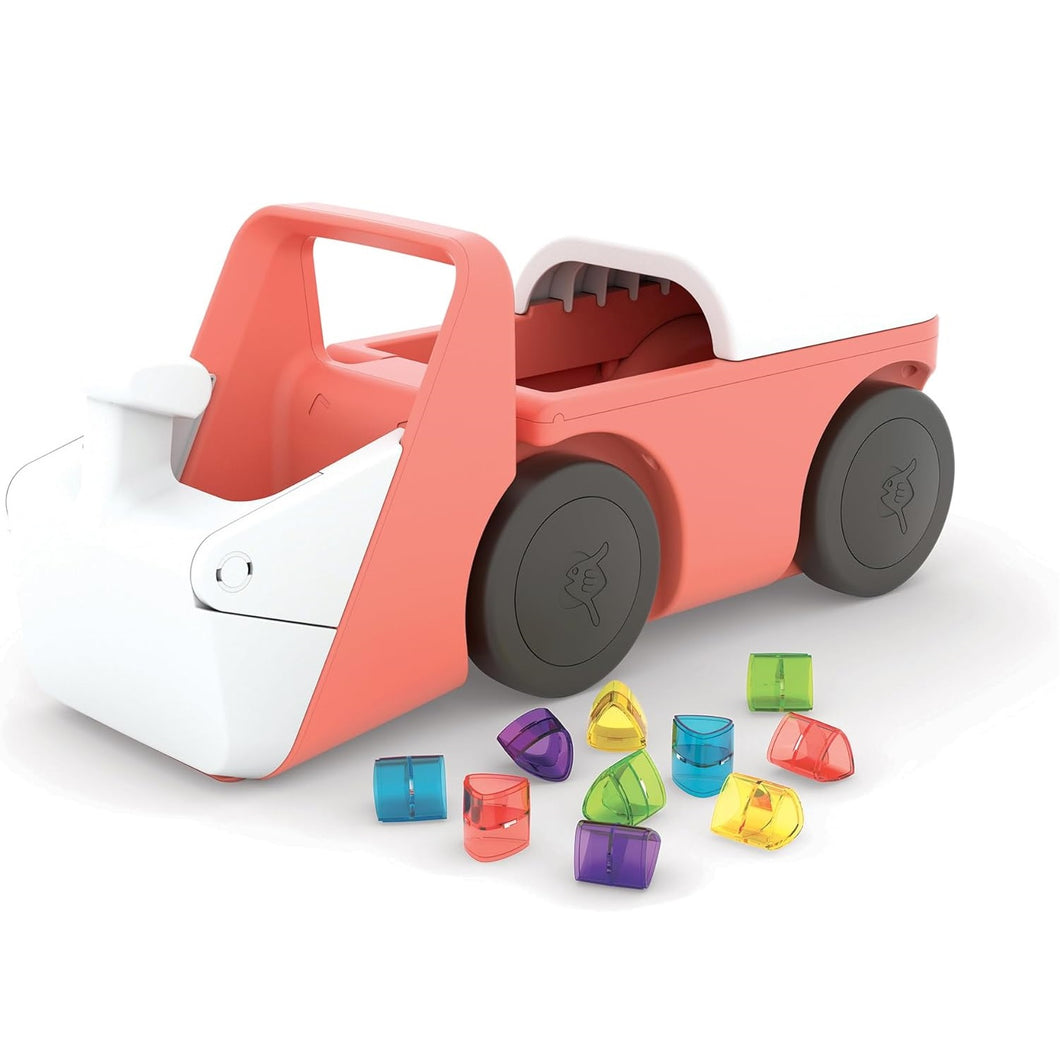 chillafish-CPBL01FLA-Buggy portajuguetes - Blockie flamingo