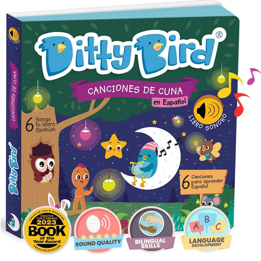 Ditty Bird-DB06413-Libro musical - Canciones de Cuna