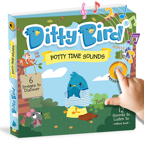 Ditty Bird-DB50074-Libro musical - Sonidos para ir al baño