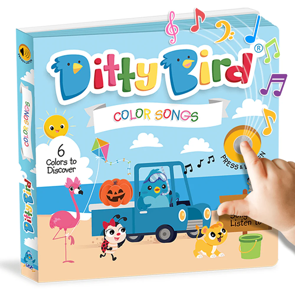 Ditty Bird-DB50081-Libro musical - Canciones de colores