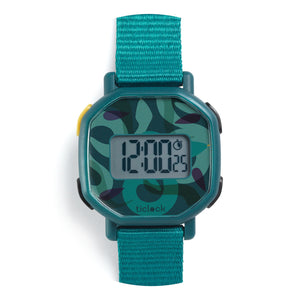 DJECO-DD00455-Reloj - Green snakes