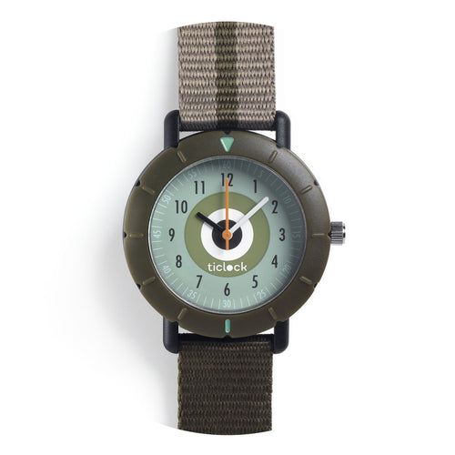 DJECO-DD00472-Reloj - Green target