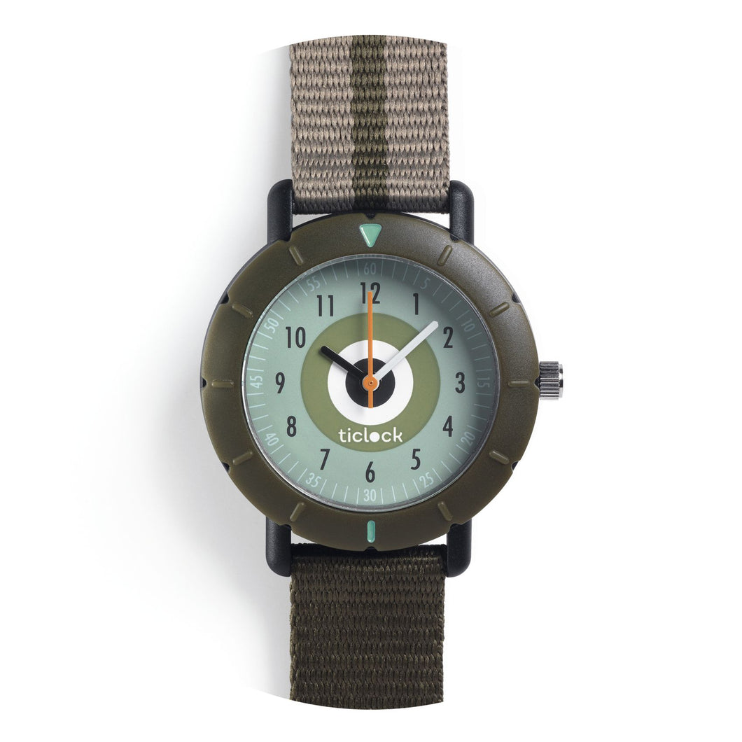 DJECO-DD00472-Reloj - Green target