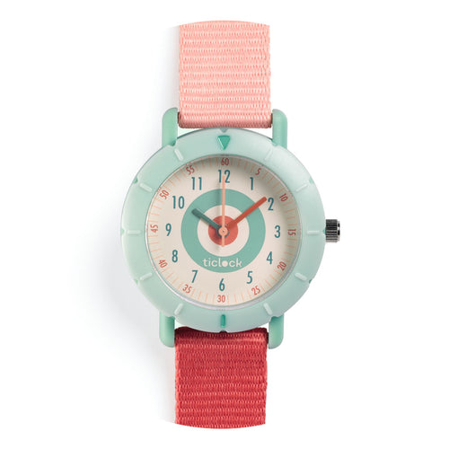DJECO-DD00474-Reloj - Pink target
