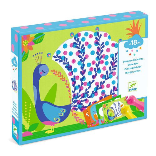 DJECO-DJ00081-Kit para colorear - Petits points