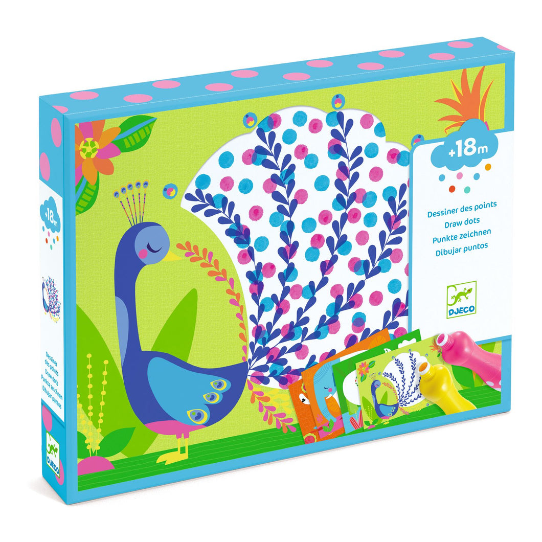 DJECO-DJ00081-Kit para colorear - Petits points