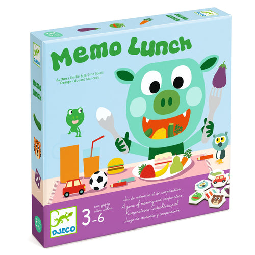 DJECO-DJ00819-Juego de memoria y cooperación - Memo lunch