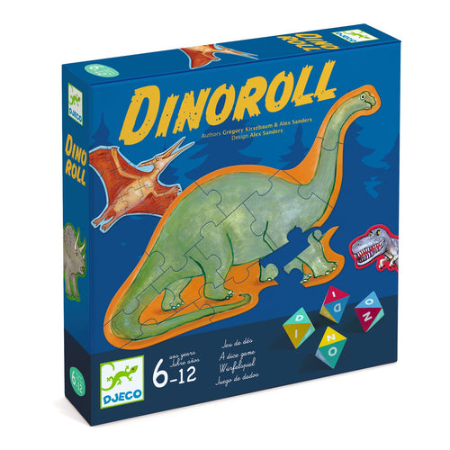 DJECO-DJ00822-Juego de dados - Dinoroll