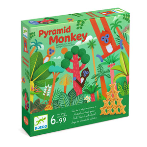 DJECO-DJ00824-Juego de "tienta la suerte" - Pyramid Monkey