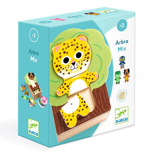 DJECO-DJ01626-Puzzle de madera - Arbramix