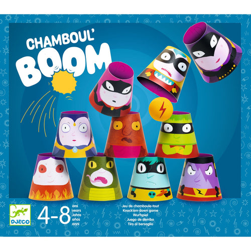 DJECO-DJ02029-Juego de derribo - Chamboul Boom