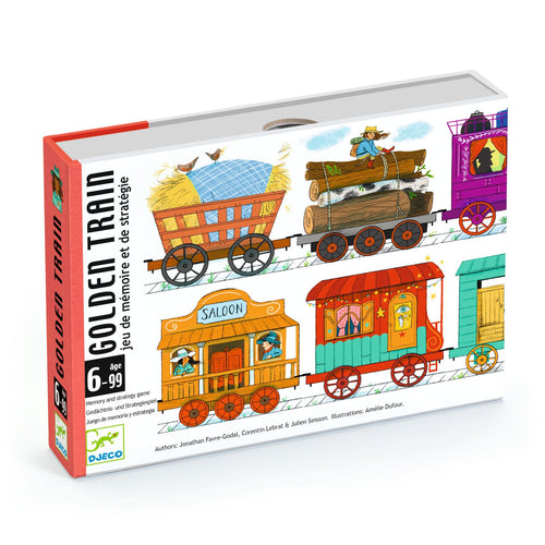 DJECO-DJ05084-Juego de cartas - Golden train