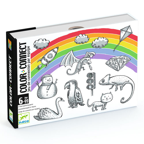 DJECO-DJ05088-Juego de cartas - Color connect
