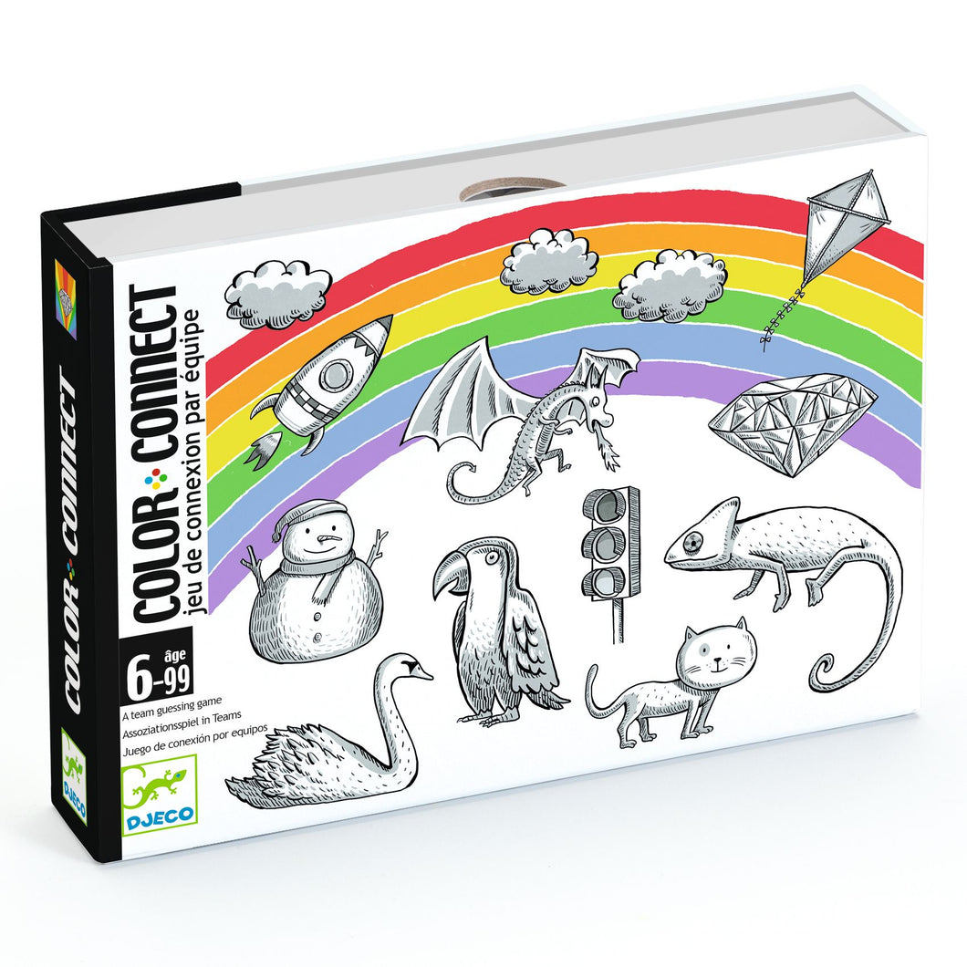DJECO-DJ05088-Juego de cartas - Color connect