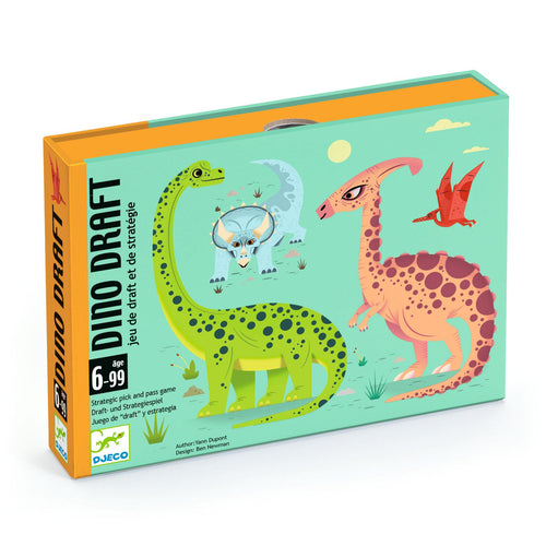 DJECO-DJ05093-Juego de cartas - Dino Draft