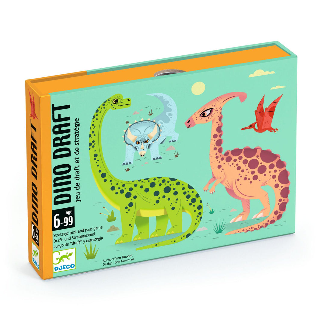 DJECO-DJ05093-Juego de cartas - Dino Draft