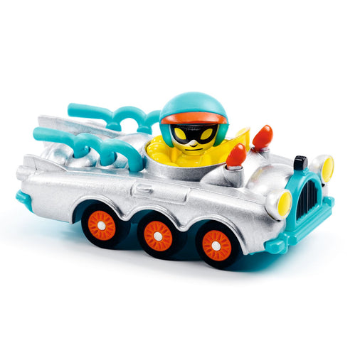 DJECO-DJ05464-Auto de carrera - Roller coaster